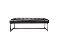 Gordon Industrial Leather Bench