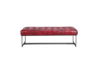 Gordon Industrial Leather Bench