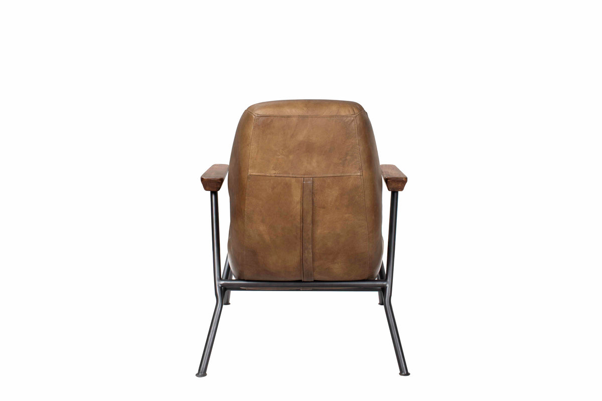 Aero-Vintage Leather Lounge Chair