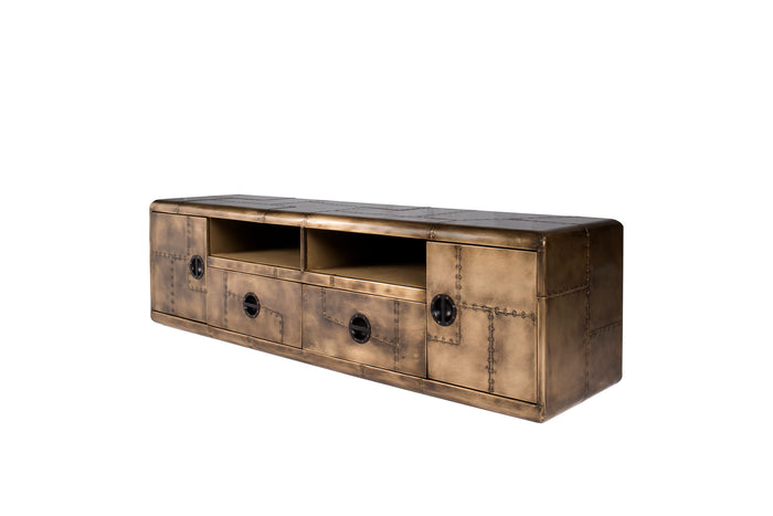 Vintage Jet Brass TV Stand